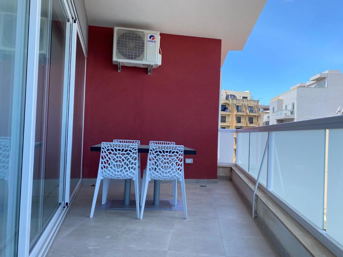 Bugibba Sunrise View Modern Apartment 圣保罗湾城 外观 照片